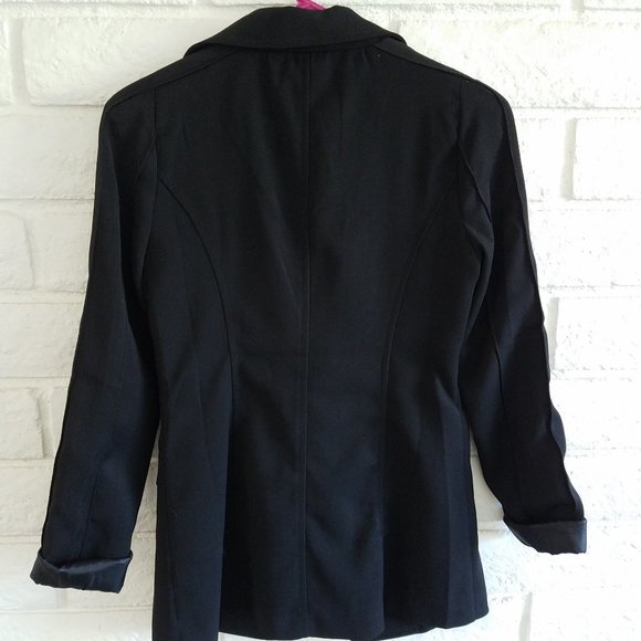 Black Blazer Suit Jacket Sz M - Picture 2 of 2